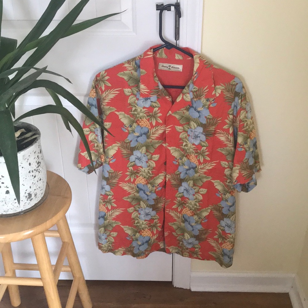 Vintage Hawaiian Silk Shirt